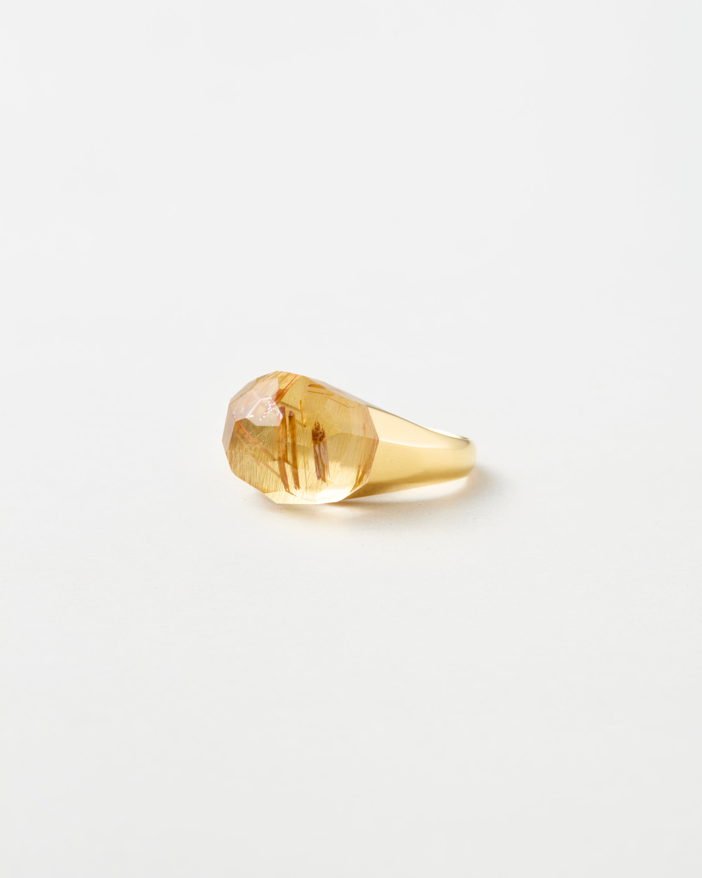 Rutile Quartz Ring