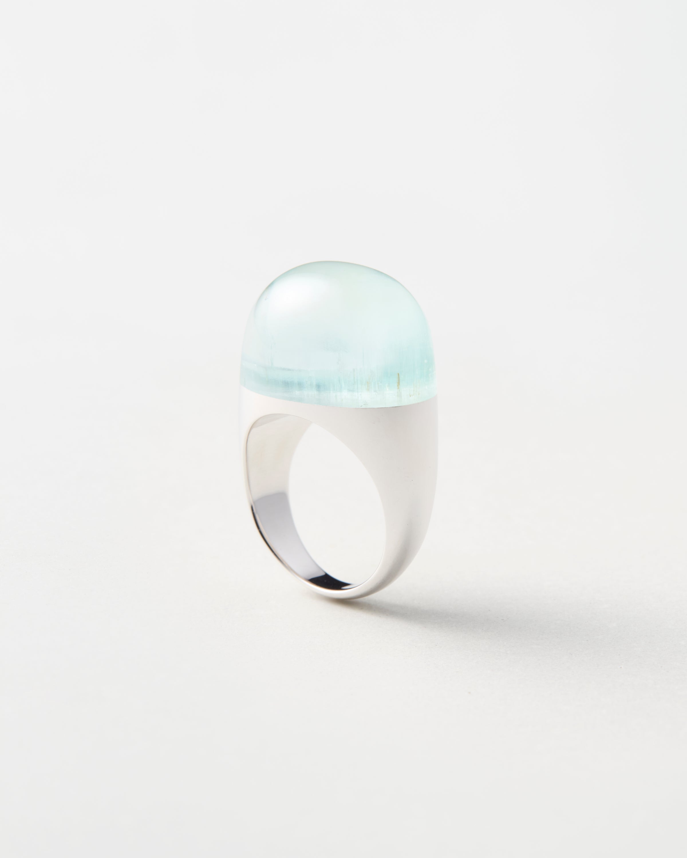 Bicolor Aquamarine Ring