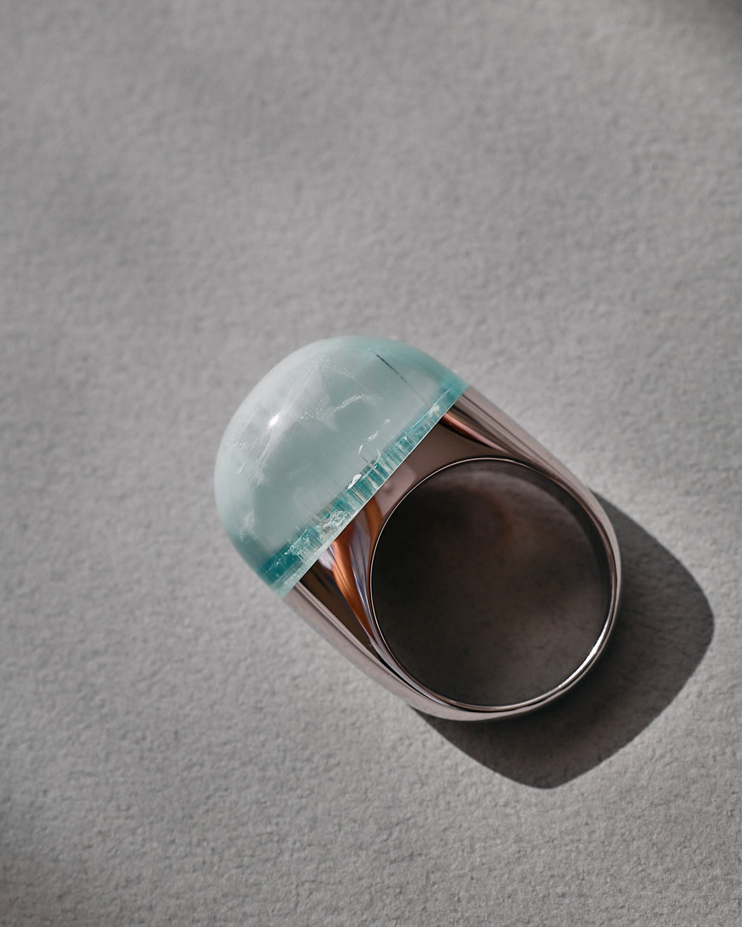 Bicolor Aquamarine Ring