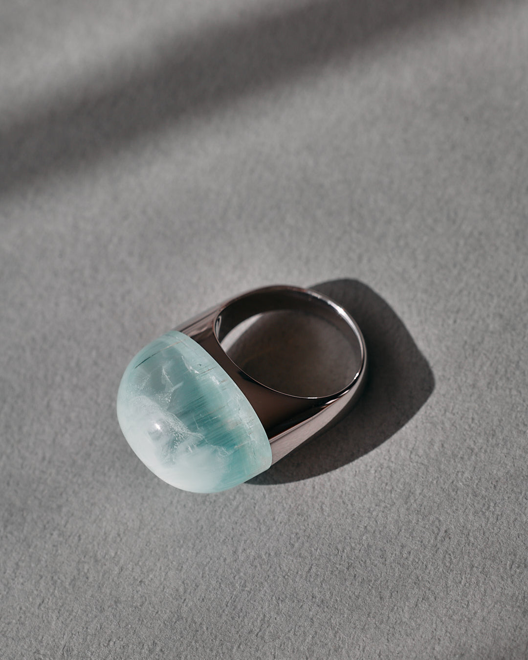 Bicolor Aquamarine Ring