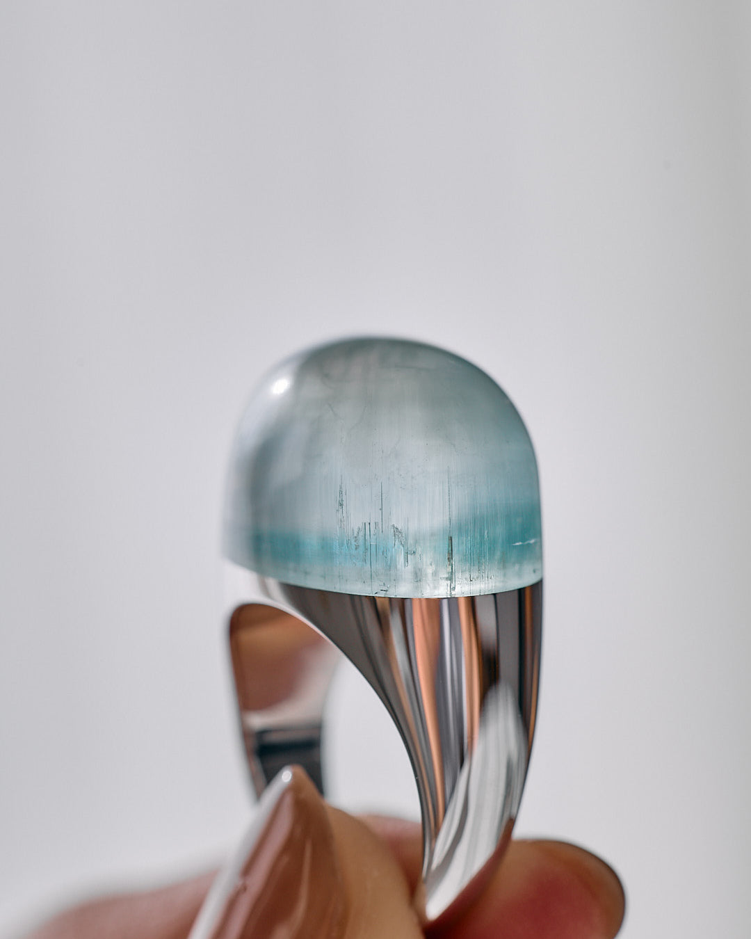 Bicolor Aquamarine Ring