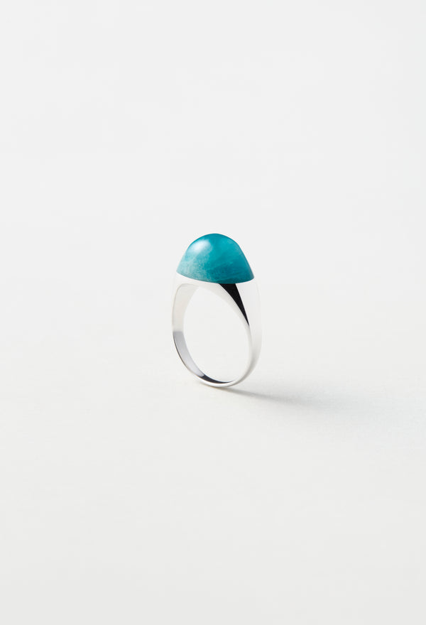 [一点もの] Hauyne Mini Rock Ring / Round / Silver