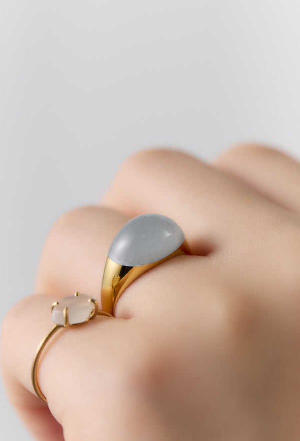 Moonstone Gem Ring