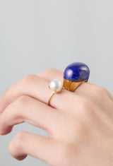 Akoya Pearl Gem Ring