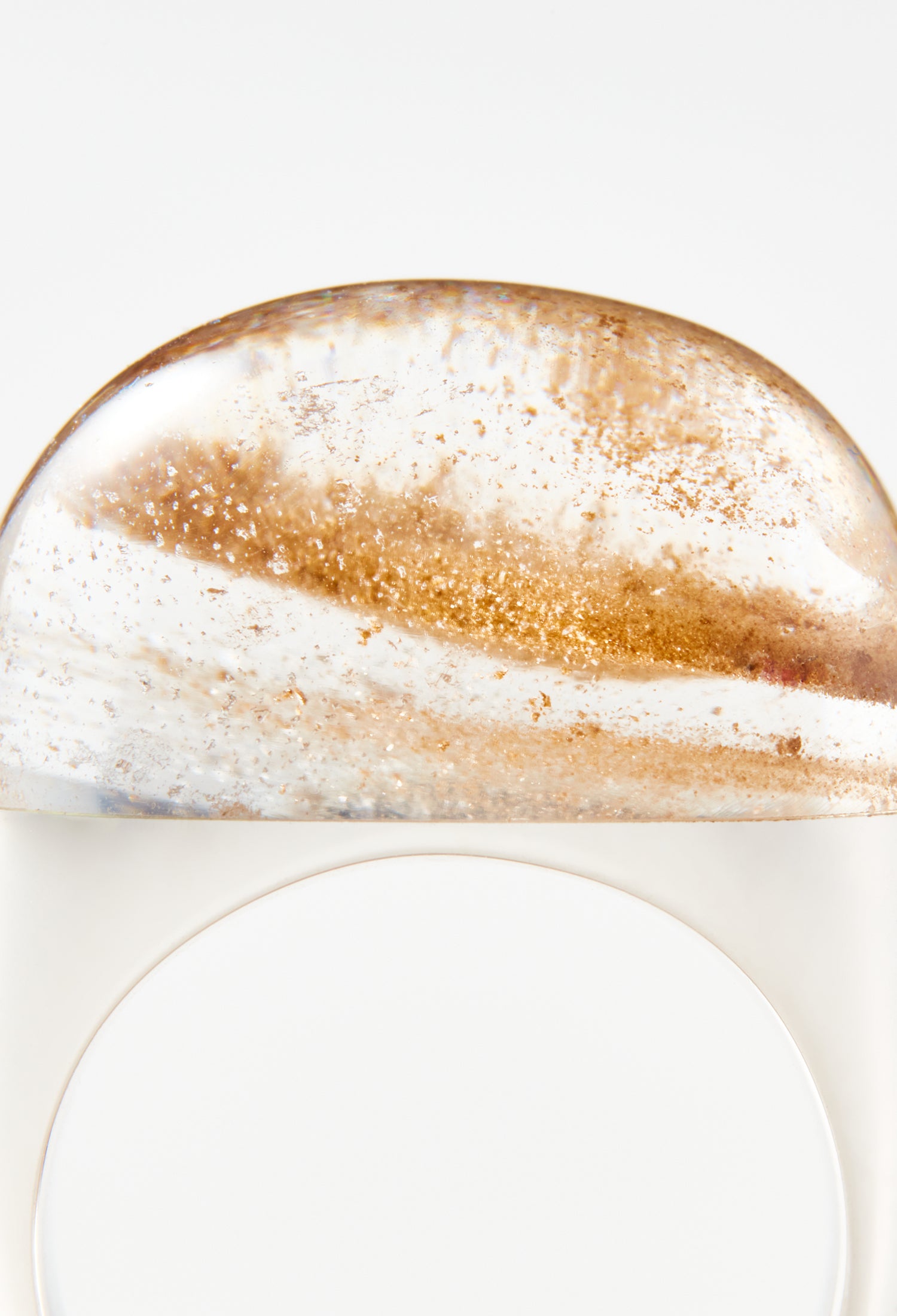 [One-of-a-kind] Garden Quartz Rock Ring / Round / Silver