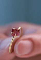 Spinel Crystal Gem Ring