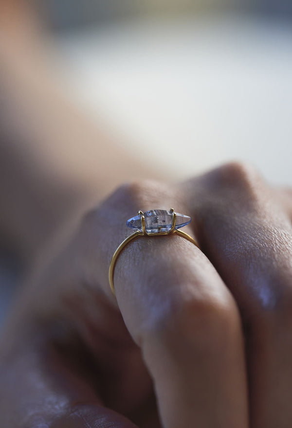 Sapphire Crystal Gem Ring