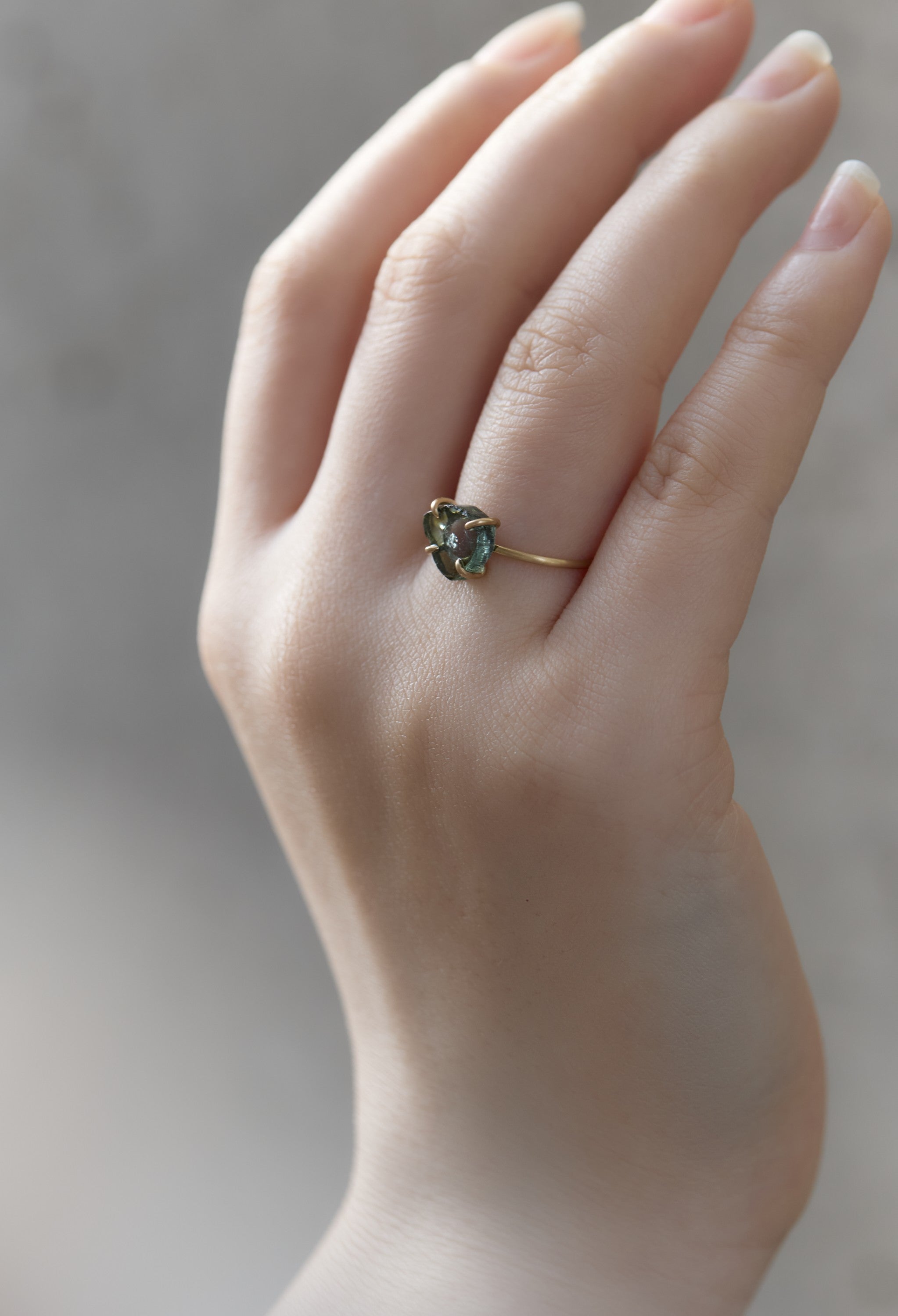 Bicolor Tourmaline Ring – bororo