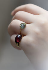 [一点もの] Water Melon Tourmaline Gem Ring