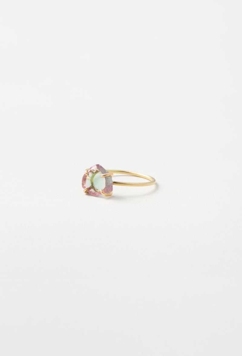 [一点もの] Water Melon Tourmaline Gem Ring