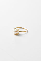 Akoya Pearl Gem Ring / Pinky