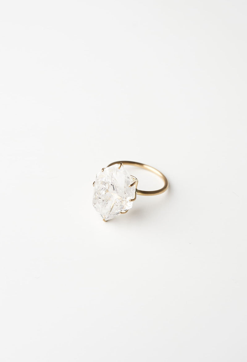 [一点もの] Diamond Quartz Gem Ring / LL