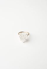 [一点もの] Diamond Quartz Gem Ring / LL