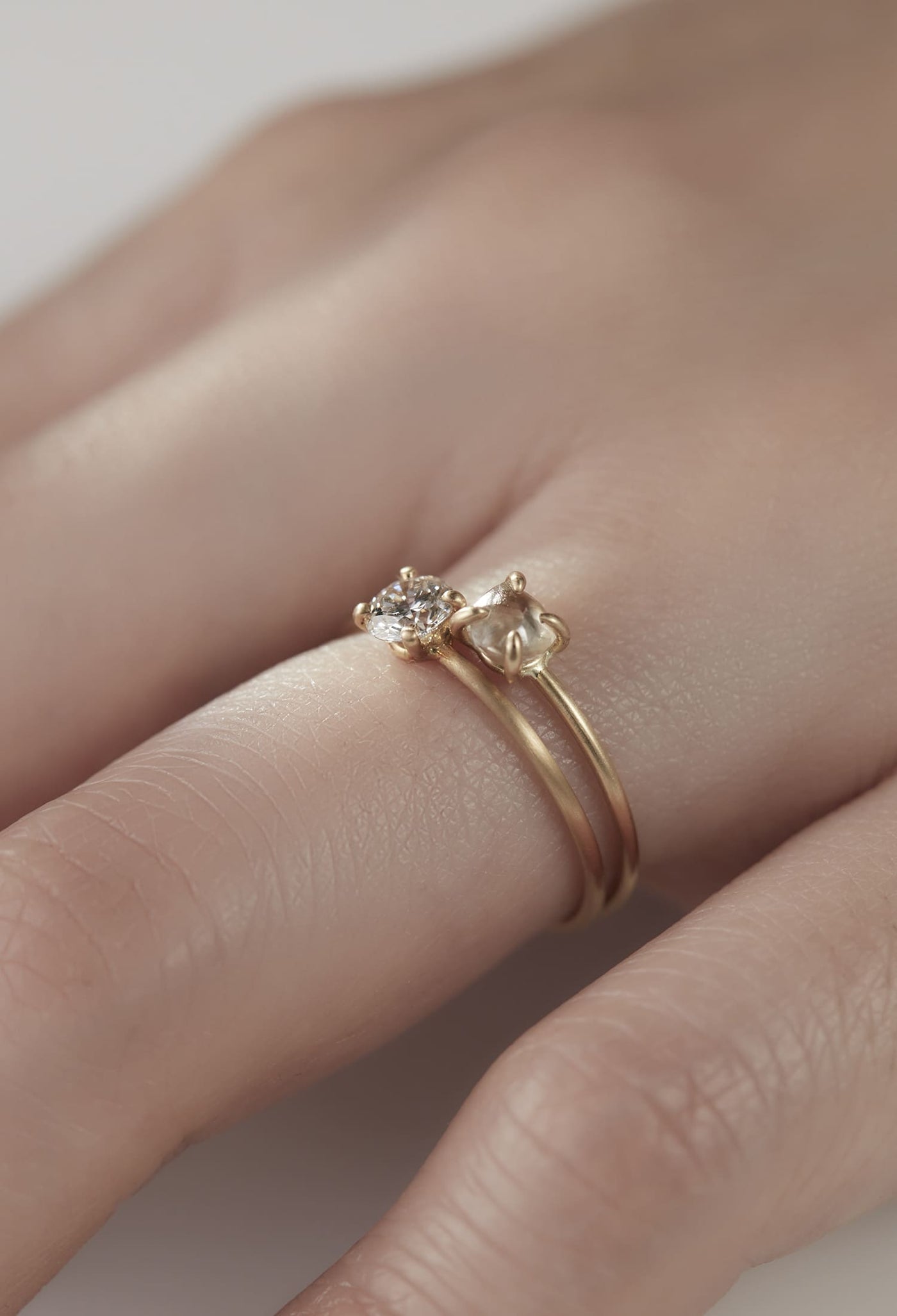 Rough Diamond Gem Ring – bororo