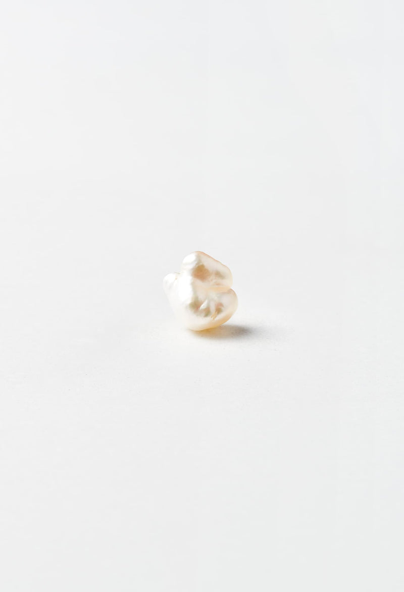Keshi South Sea Pearl Pierced Earring