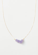 [一点もの] Grape Chalcedony Necklace