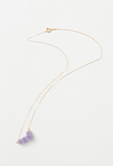 [一点もの] Grape Chalcedony Necklace