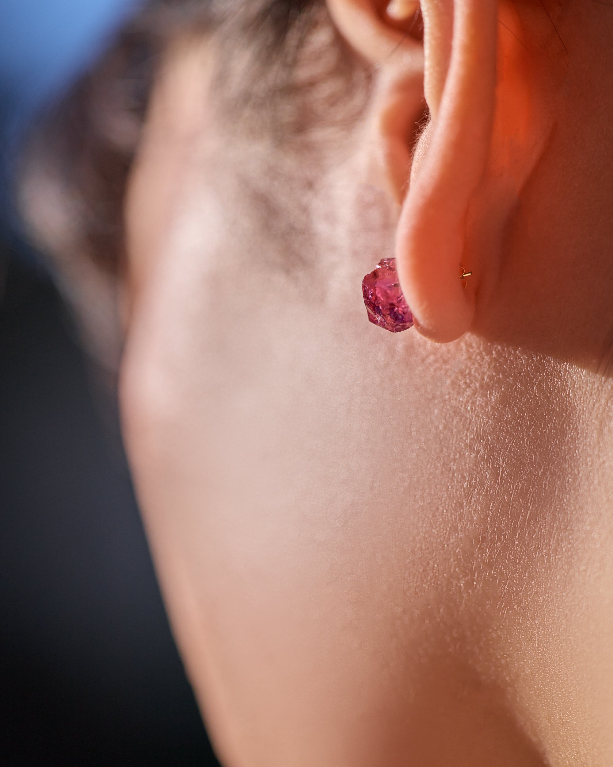 Rhodolite bororo ピアス　K18 Rhodolite Pierce – bororo