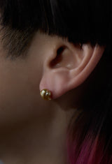 Golden South Sea Keshi Pearl Pierce