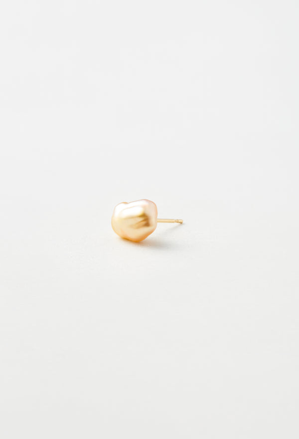 Golden South Sea Keshi Pearl Pierce