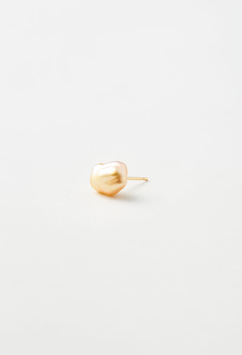 Golden South Sea Keshi Pearl Pierce