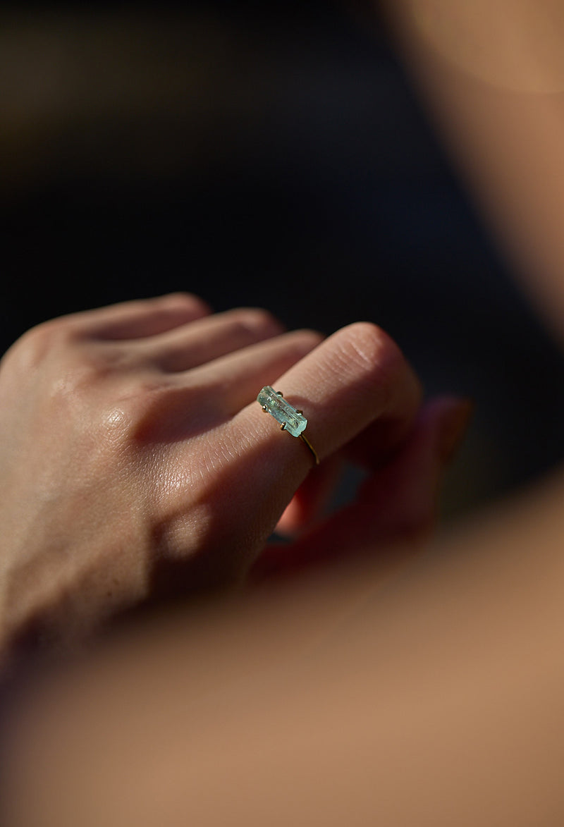 週末1万OFF定価11万Bororo Aquamarine Gem Ring 週末1万OFF定価11万Bororo Aquamarine Gem Ring - メルカリ