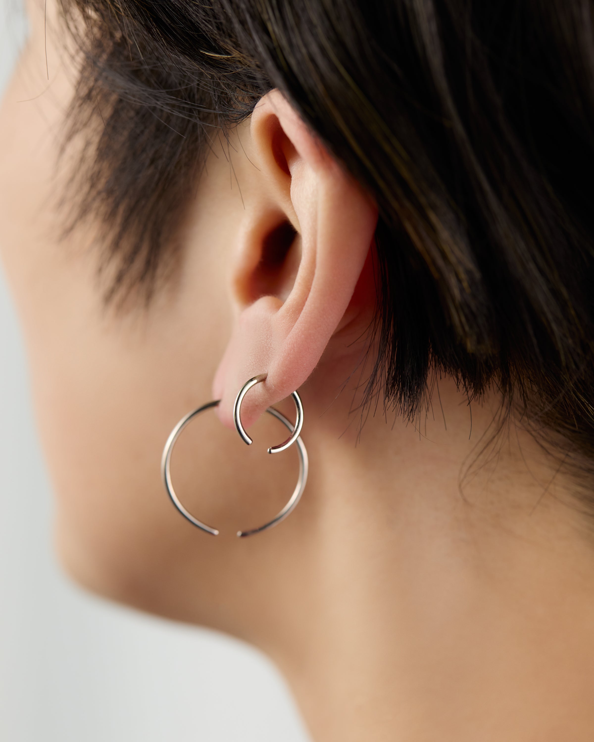 K18 フープ ピアス S – bororo