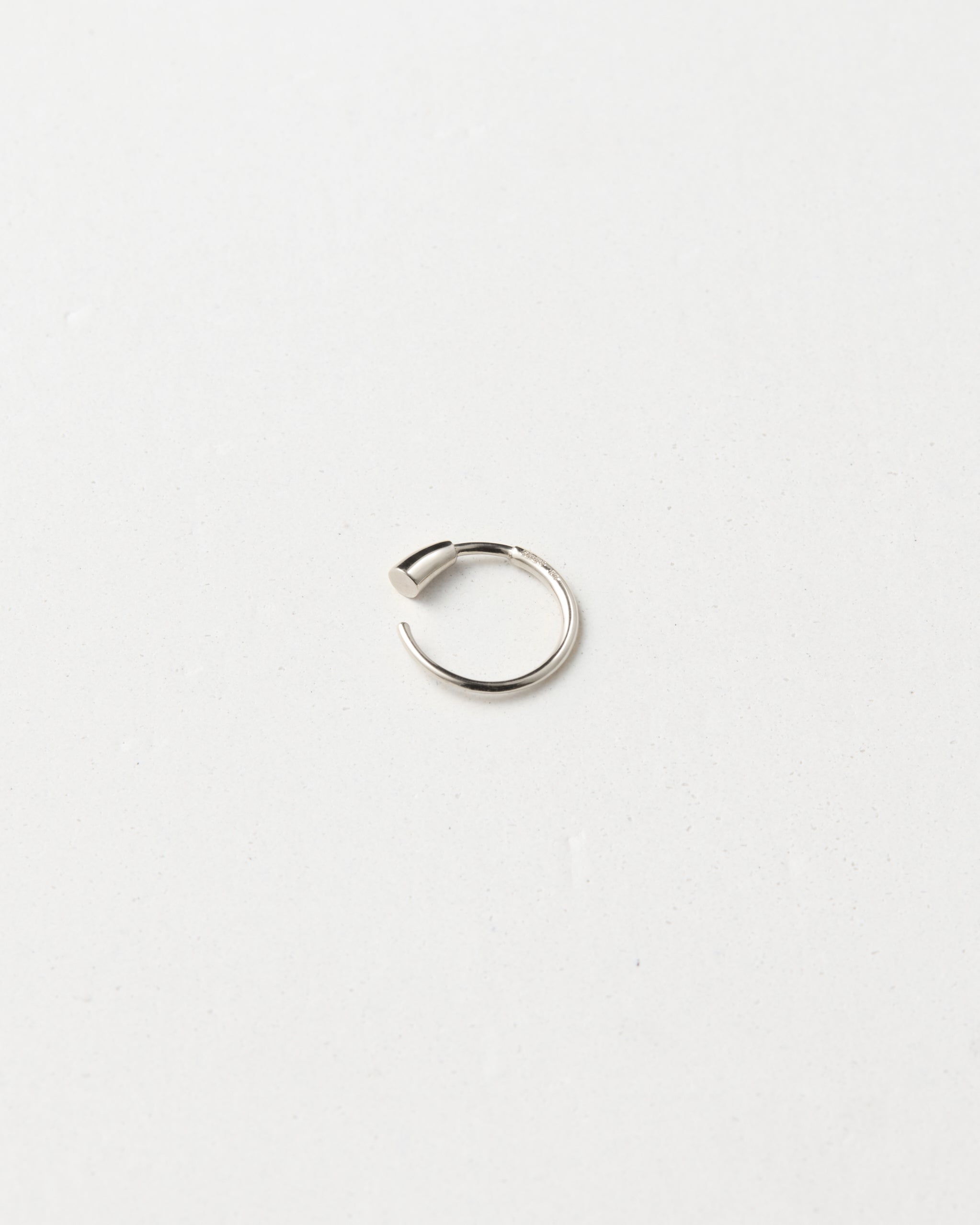 K18 ウェッジフープ ピアス S – bororo