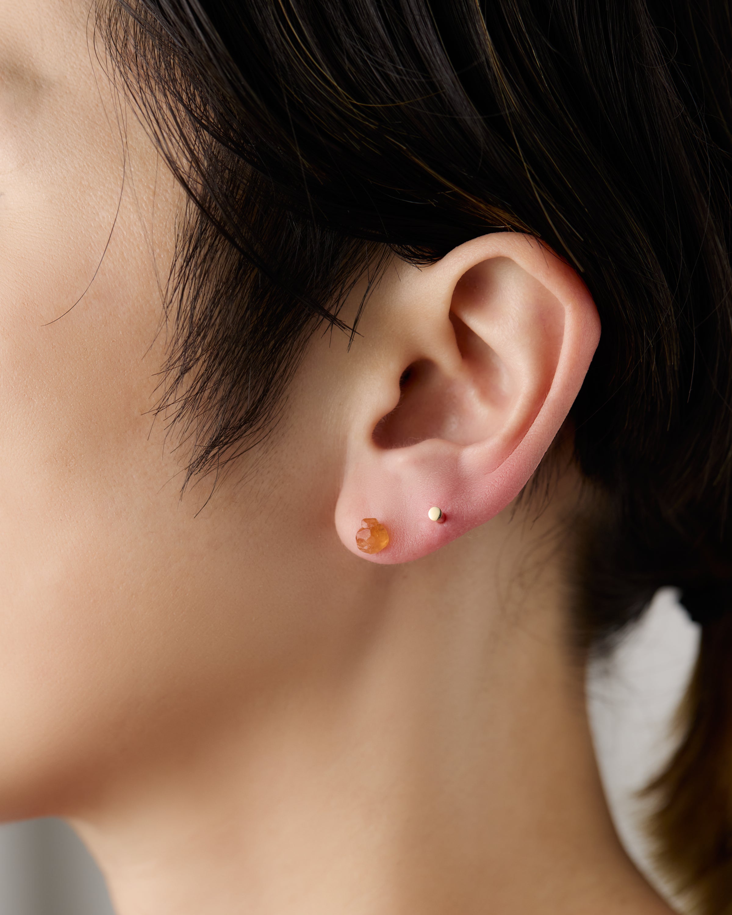ボロロ　K18 ウェッジ ダイヤモンド ピアス S (片耳) K18 ウェッジ ピアス S – bororo