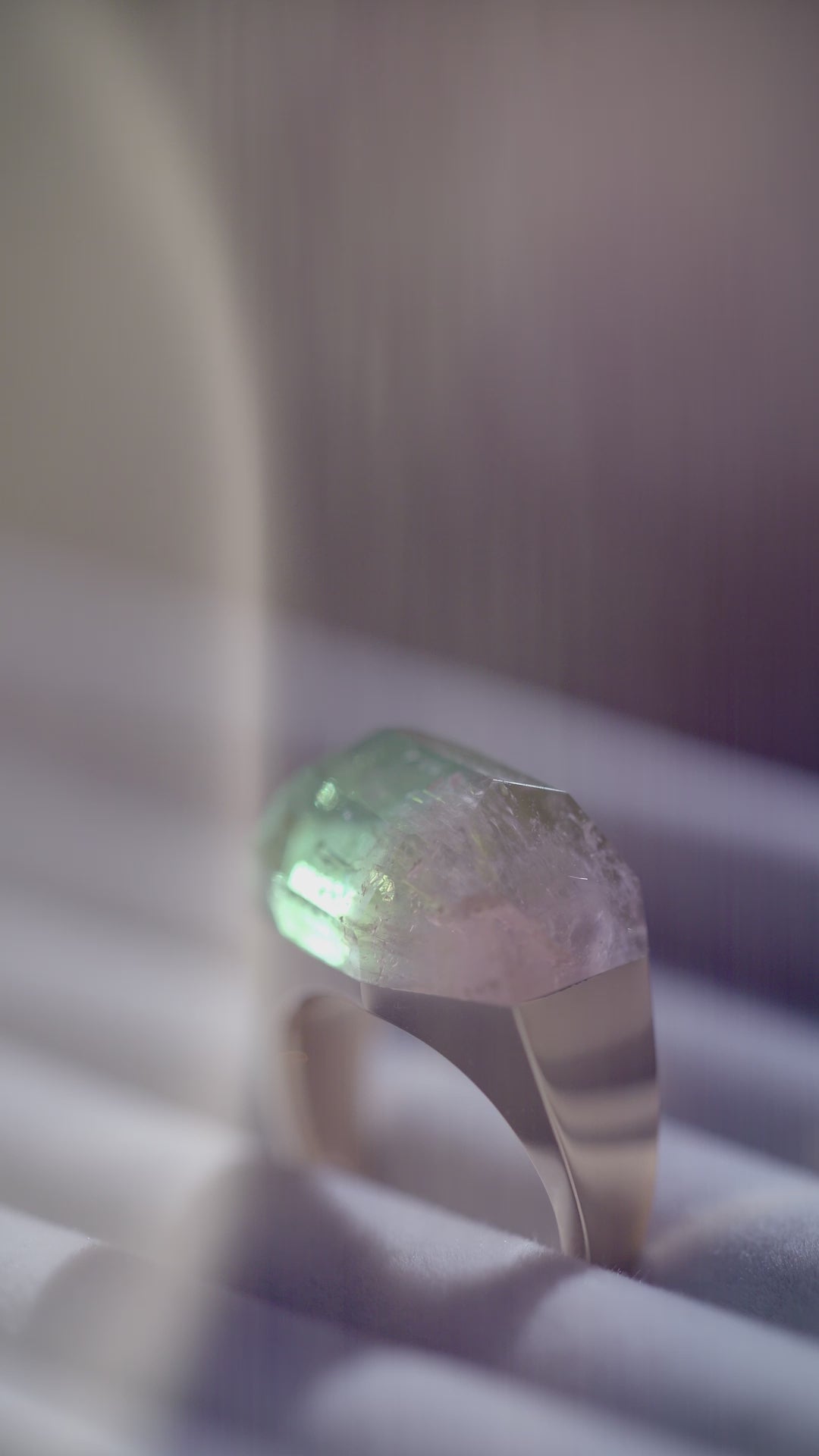 Water Melon Tourmaline Ring