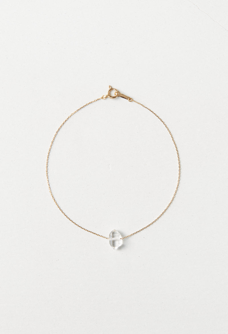 Diamond Quartz Bracelet