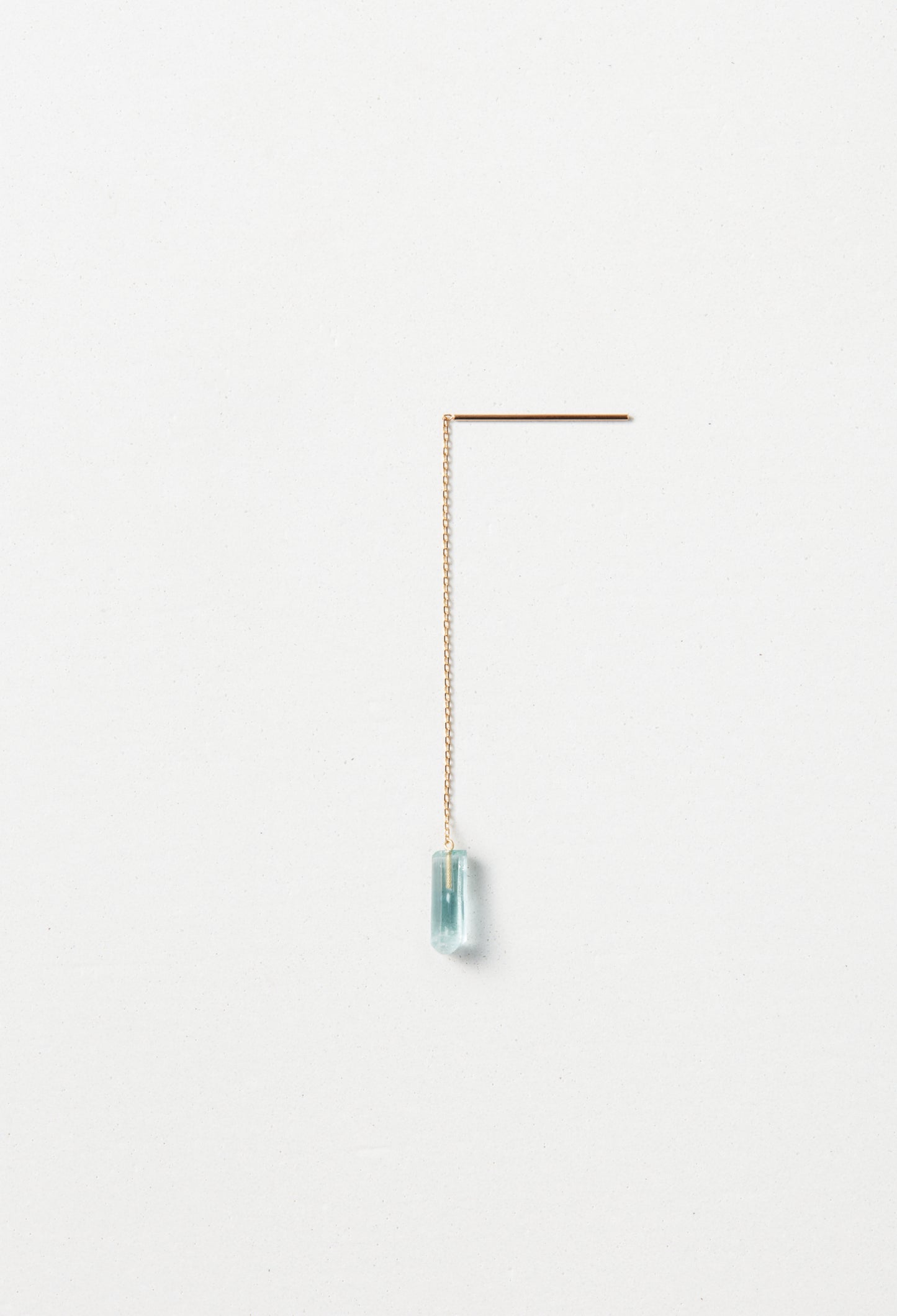 Aquamarine Pierced Earring