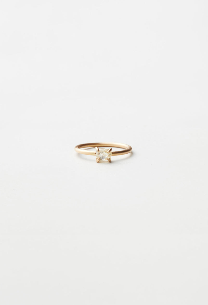 Engagement Ring, K18YG, Diamond Rough