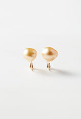Golden South Sea Pearl Earrings（Pair)