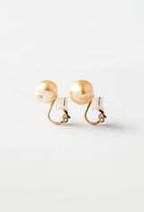 Golden South Sea Pearl Earrings（Pair)