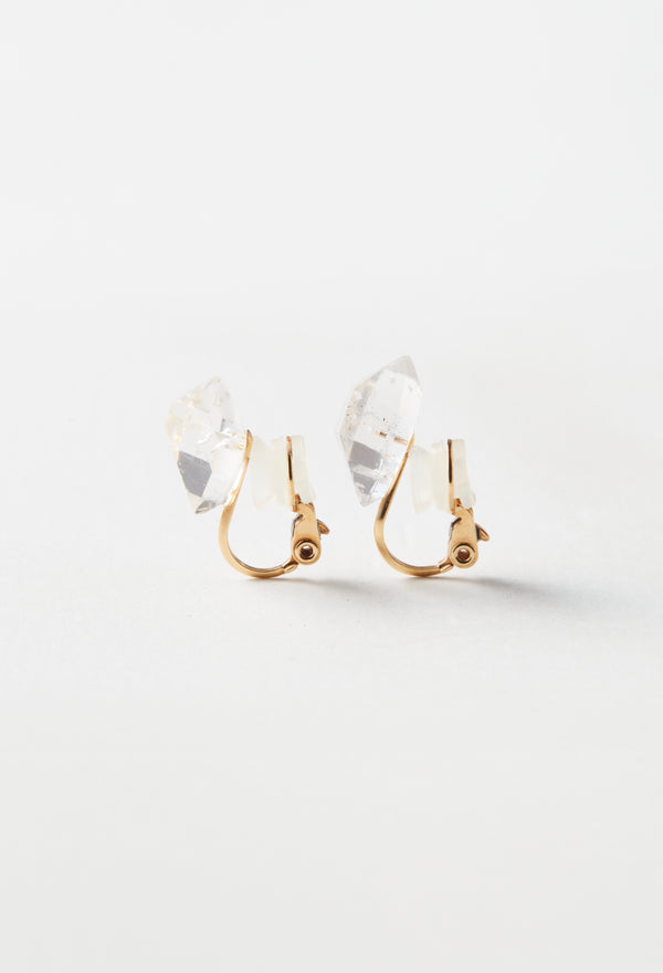 Diamond Quartz size L Earrings（Pair)