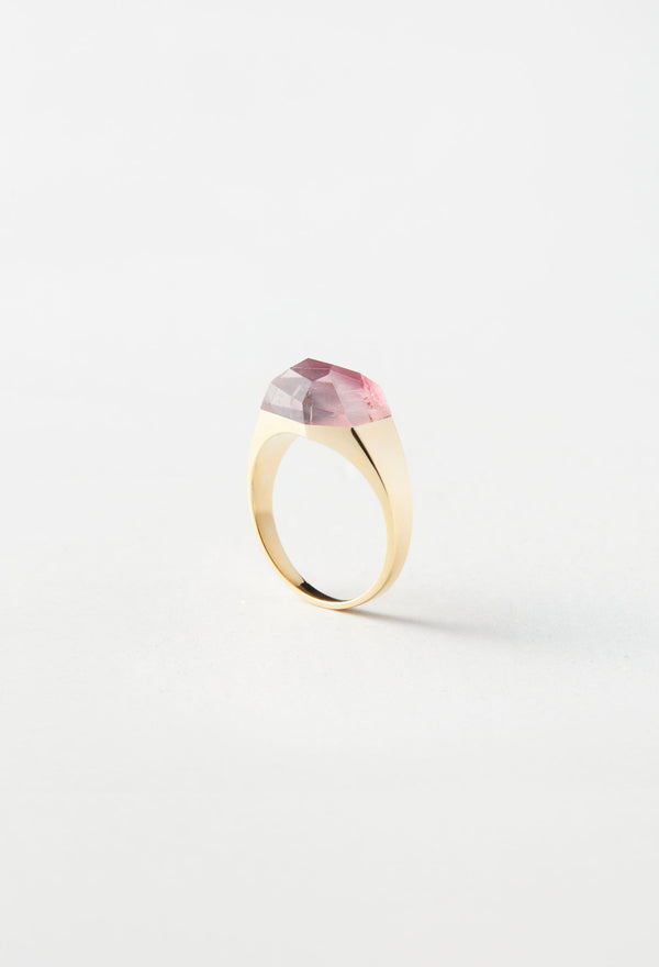 【Limited】Tourmaline Mini Rock Ring /Crystal