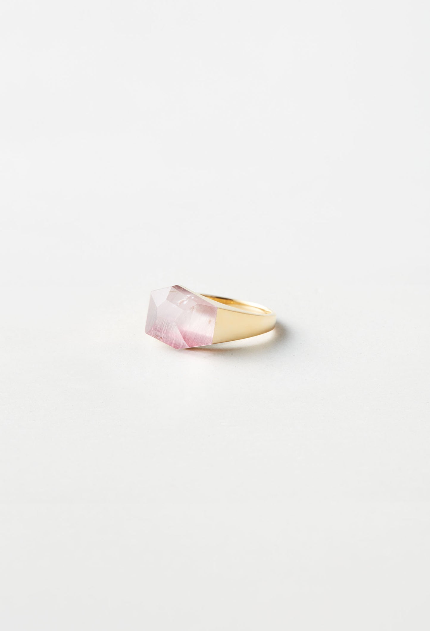 【Limited】Tourmaline Mini Rock Ring /Crystal