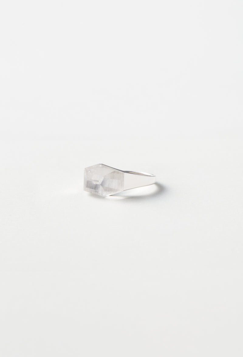 Himalaya Quartz mini Rock Ring /Crystal