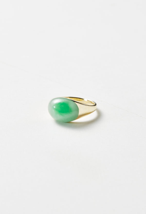 Jade mini Rock Ring /Round