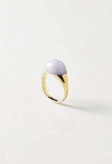 Jade mini Rock Ring /Round