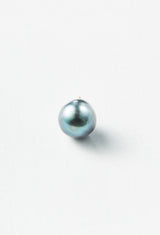 Black South Sea Pearl Pierced Earring