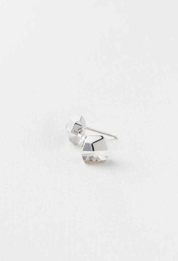 Himalaya Quartz Rock Pierced Earrings /Crystal（Pair)