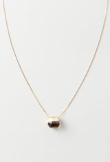 Smoky Quartz Rock Necklace /Crystal sizeM