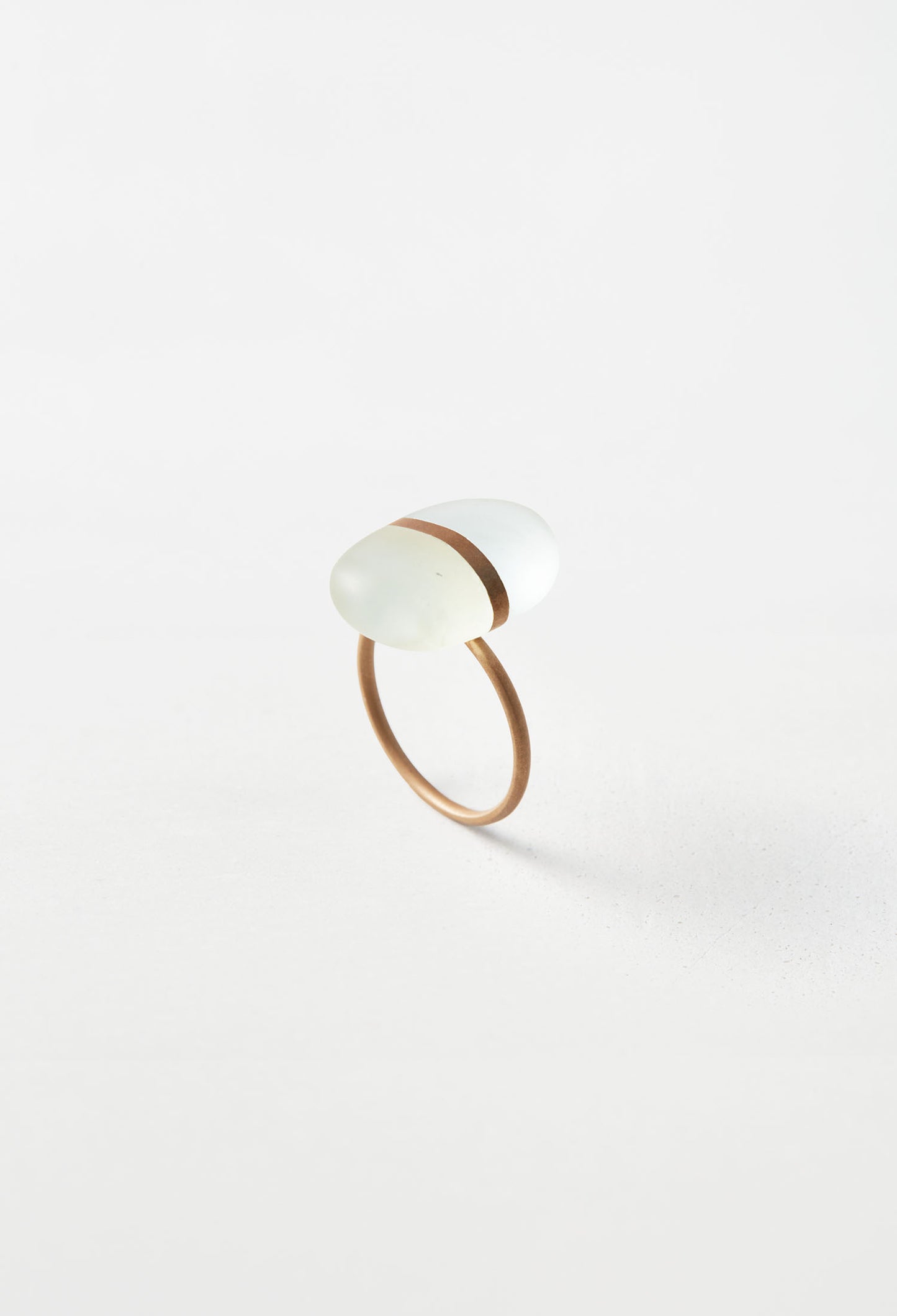 Aquamarine Round Ring