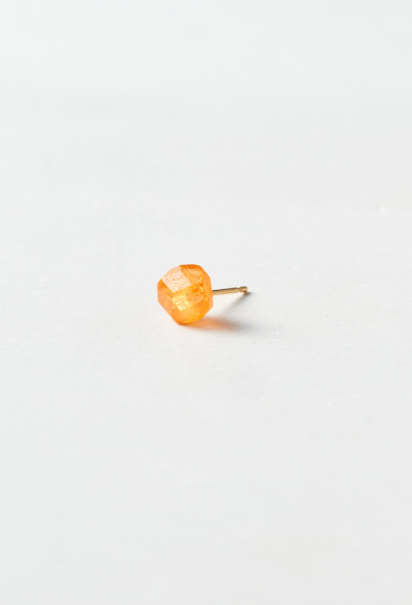 Spessartite Garnet Pierced Earring