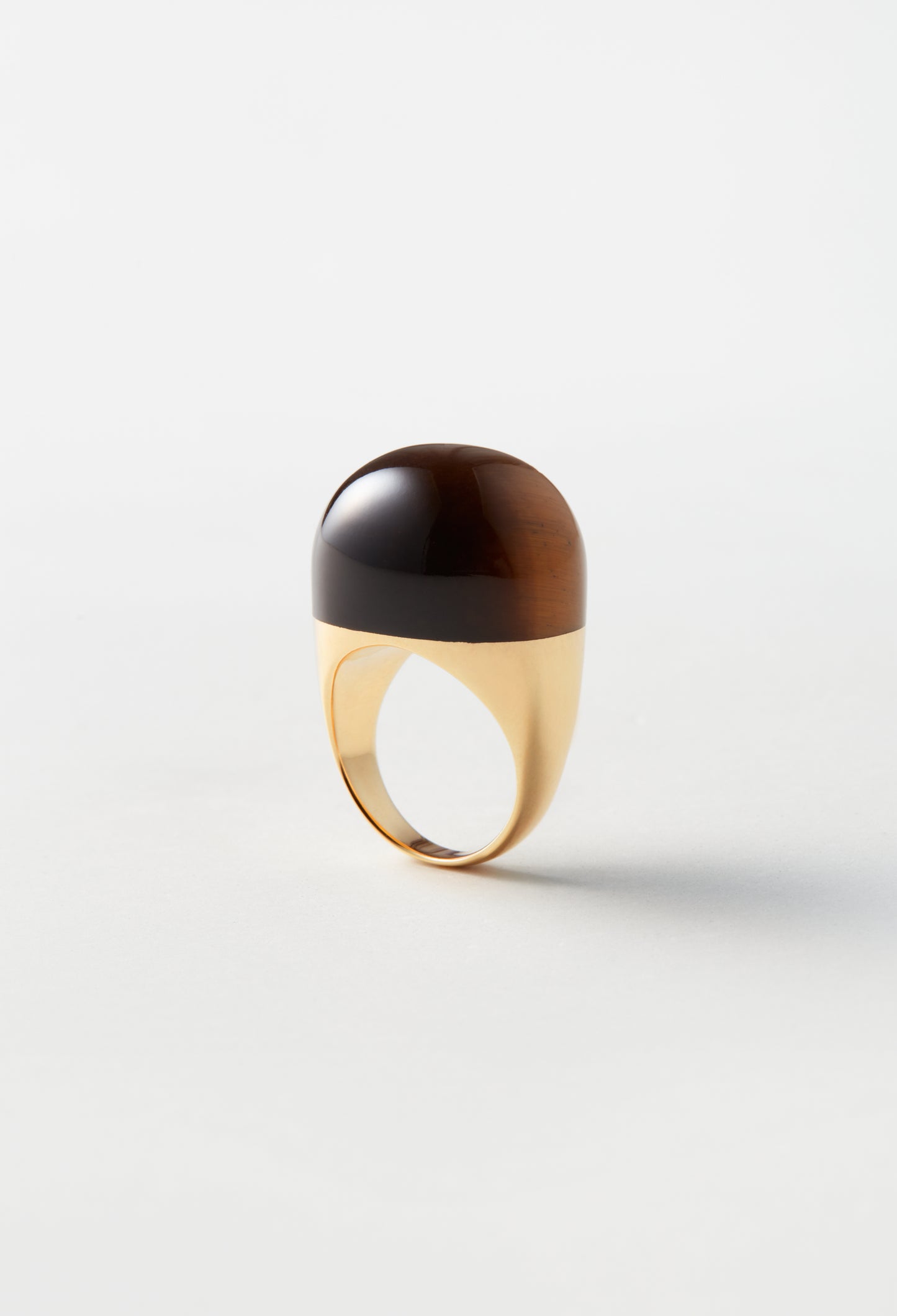Tiger's Eye Rock Ring /Round