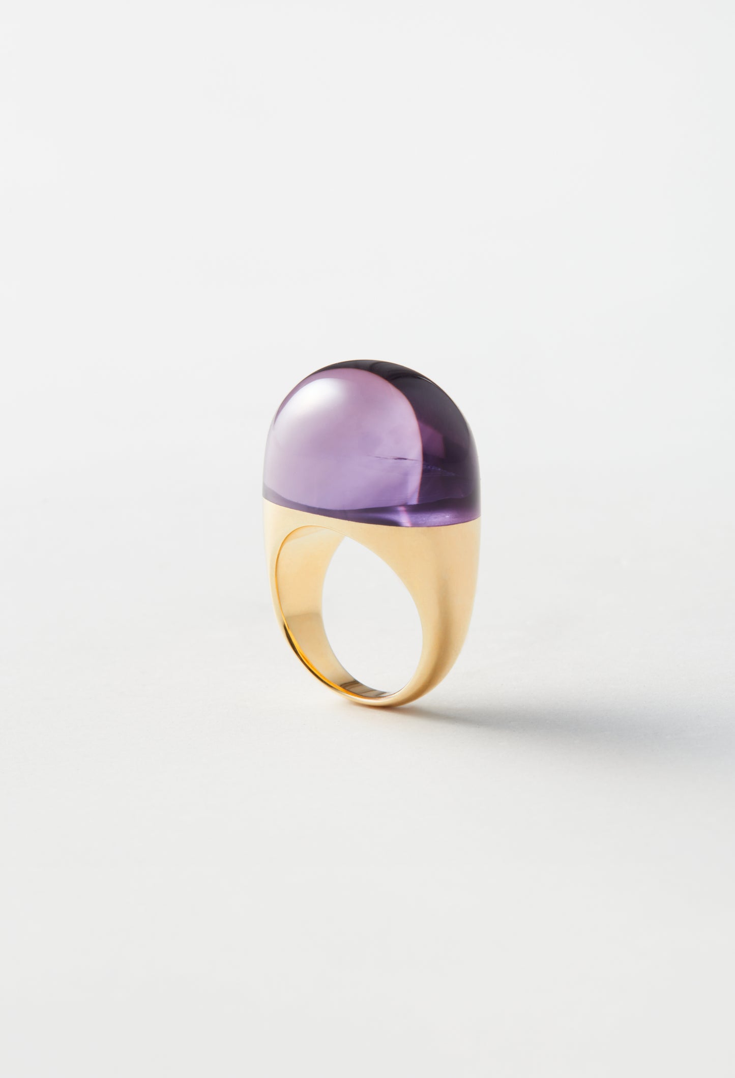 Amethyst Rock Ring /Round