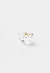 Diamond Quartz size L Pierced Earring