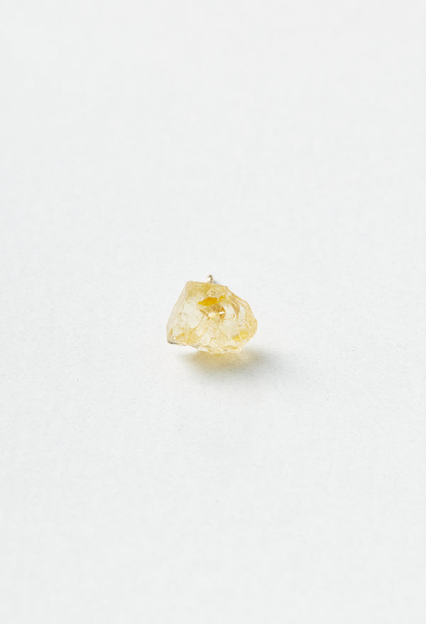 Gold Grossular Garnet Pierced Earring